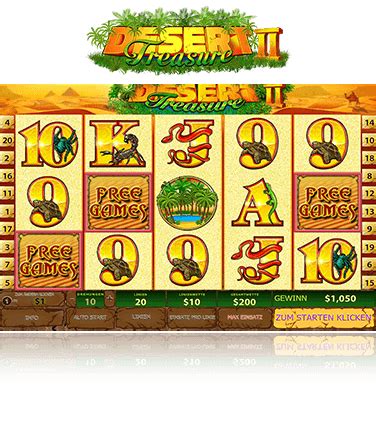 Desert Treasure II > Hier kostenlos spielen + Echtgeld .